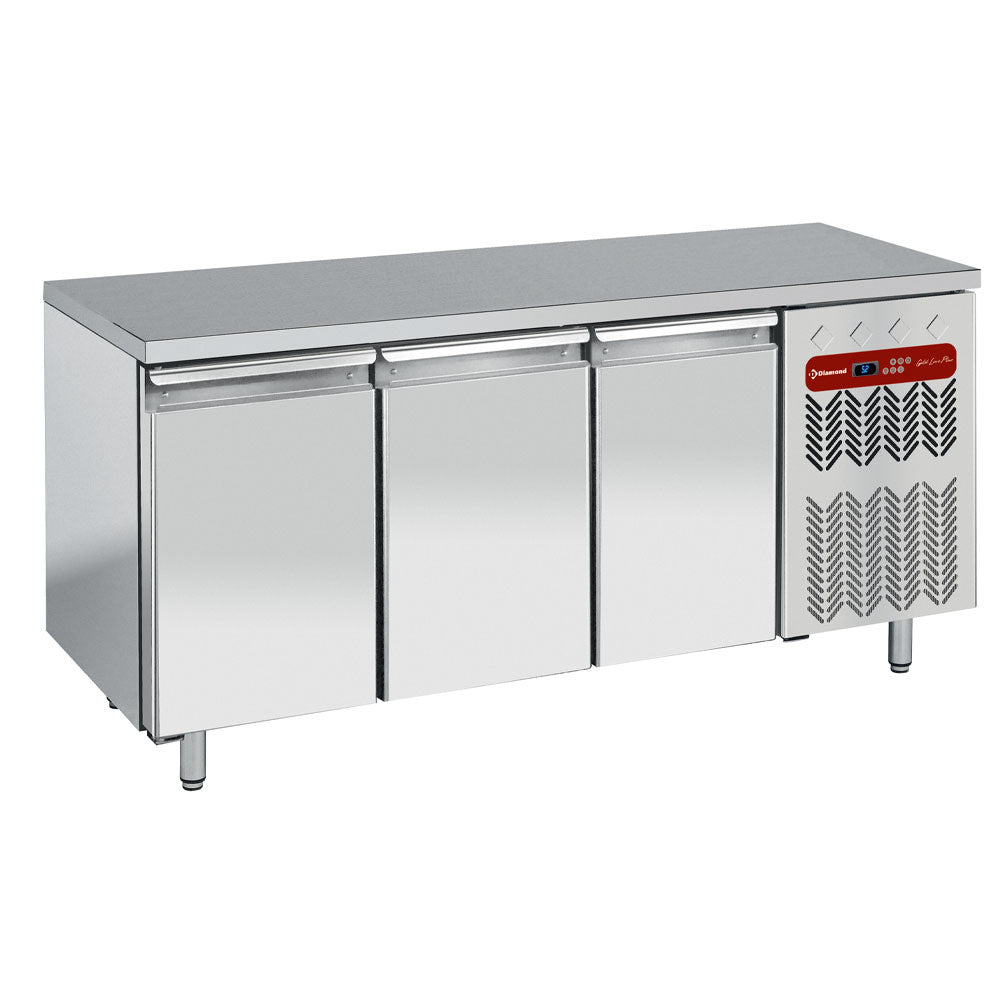 Kühltisch, belüftet, 3 Türen GN 1/1 - TG3N/H-R2