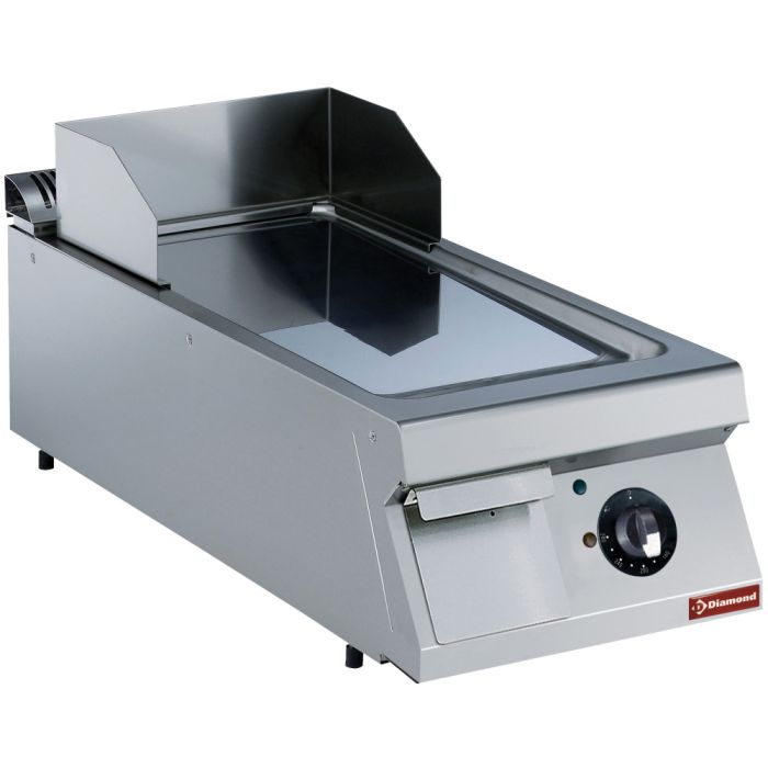 Elektro Grillplatte glatt, Hartchrom -TOP- - E22/PLCD4T-N-1
