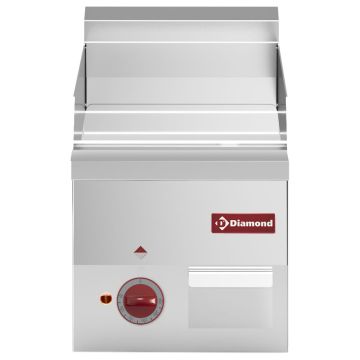 Elektro Grillplatte, glatt "verchromt" -Top- - E60/PLCD3T-N