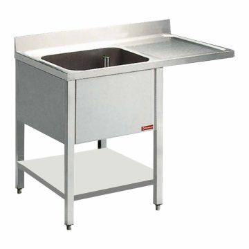 Spültisch 1 Becken und 1 Abtropffläche - L1411VD-D