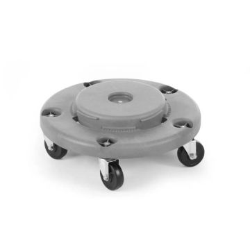 Wagen für Abfalleimer rund