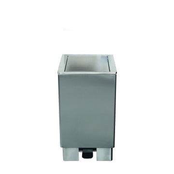 SARO Edelstahlmülleimer 120 Liter, Mars