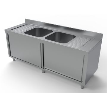 700 SPÜLTISCH SCHIEBETÜREN 2 MITTE 2000