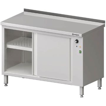 Wärmeschrank mit Schiebetüren 1300x700x850 mm mit Aufkantung