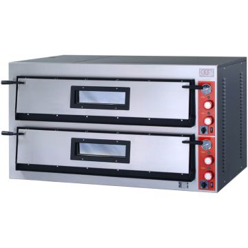 GGF Pizzaofen mit einer Kammer, aus pulverbeschichtetem Stahl, 26,4 kW, 1370 x 1210 x 750 mm (BxTxH)