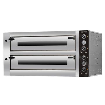 TOPLINE Elektro Pizzaofen 9+9 x 34 cm